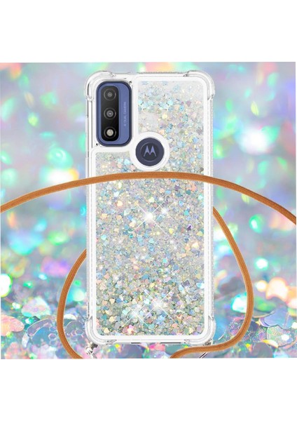 Motorola Moto G Power 2022 Glitter Ayarlanabilir Kordon Lens Için Kılıf (Yurt Dışından) indirimleri