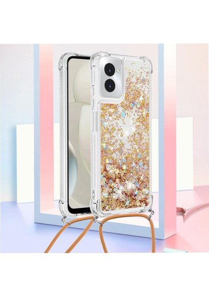 Motorola Moto G Power 5g 2024 Ayarlanabilir Kordon Glitter Lens Için Kılıf (Yurt Dışından) modelleri