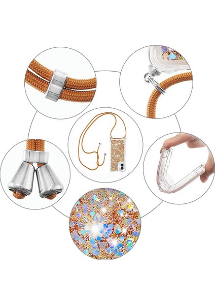 Motorola Moto G Power 5g 2024 Ayarlanabilir Kordon Glitter Lens Için Kılıf (Yurt Dışından) fırsatları