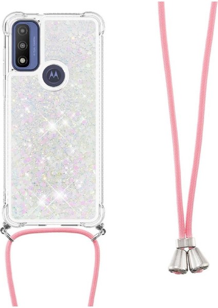 Motorola Moto G Power 2022 Glitter Ayarlanabilir Kordon Lens Için Kılıf (Yurt Dışından) modelleri