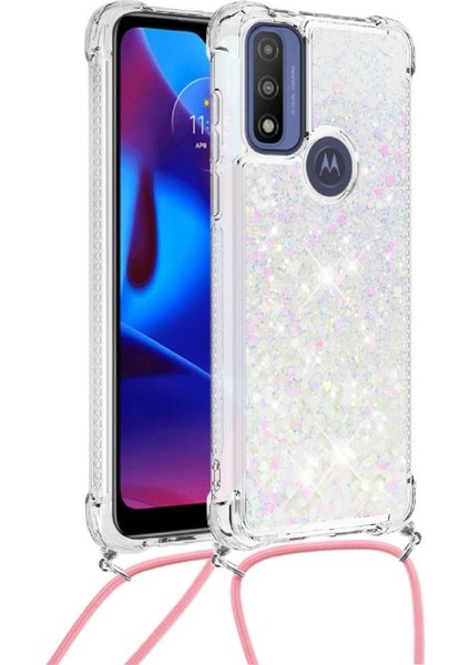 Motorola Moto G Power 2022 Glitter Ayarlanabilir Kordon Lens Için Kılıf (Yurt Dışından) fırsatları