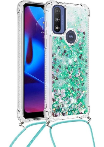 Motorola Moto G Power 2022 Glitter Ayarlanabilir Kordon Lens Için Kılıf (Yurt Dışından) modelleri