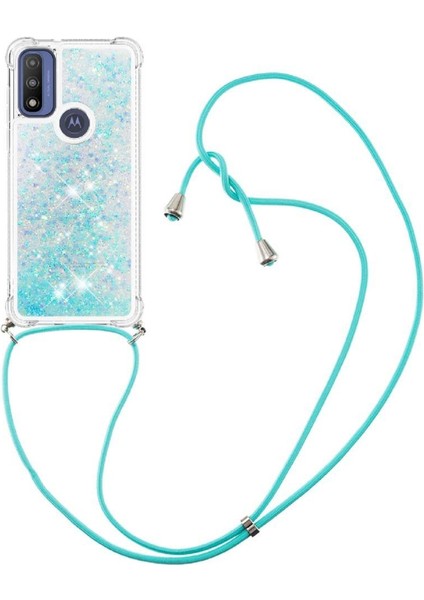 Motorola Moto G Power 2022 Glitter Ayarlanabilir Kordon Lens Için Kılıf (Yurt Dışından)