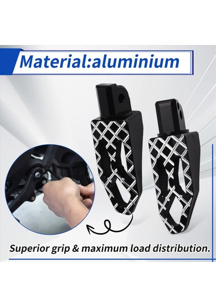 Motosiklet Aksesuarları Bmw R1300GS Için Ön Ayarlanabilir Yolcu Ayakları R 1300 Gs R1300 Gs Ayak Pegs Siyah (Yurt Dışından) fırsatları