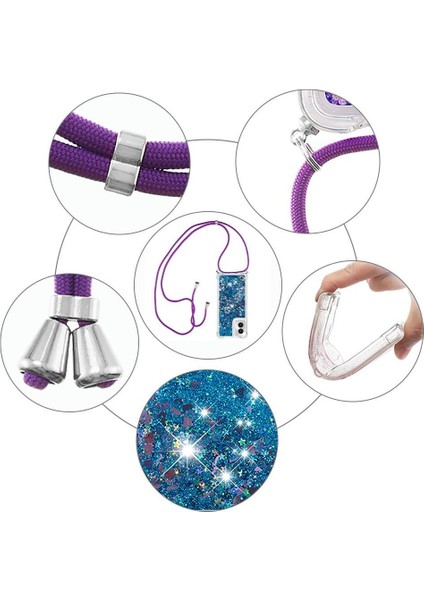 Motorola Moto G Power 5g 2024 Ayarlanabilir Kordon Glitter Lens Için Kılıf (Yurt Dışından) fırsatları