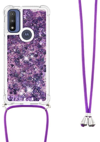 Motorola Moto G Power 2022 Glitter Ayarlanabilir Kordon Lens Için Kılıf (Yurt Dışından) modelleri