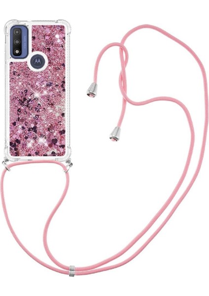 Motorola Moto G Power 2022 Glitter Ayarlanabilir Kordon Lens Için Kılıf (Yurt Dışından) modelleri