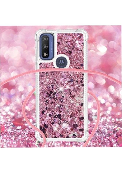 Motorola Moto G Power 2022 Glitter Ayarlanabilir Kordon Lens Için Kılıf (Yurt Dışından) indirimleri
