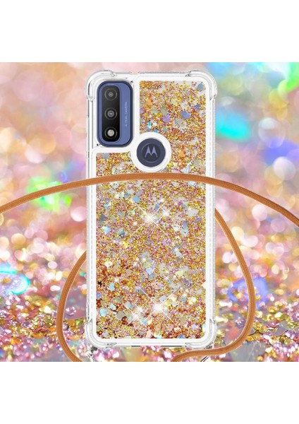 Motorola Moto G Power 2022 Glitter Ayarlanabilir Kordon Lens Için Kılıf (Yurt Dışından) indirimleri