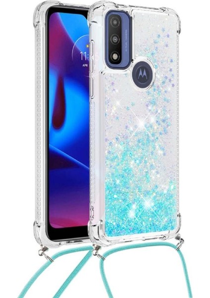 Motorola Moto G Power 2022 Glitter Ayarlanabilir Kordon Lens Için Kılıf (Yurt Dışından) modelleri