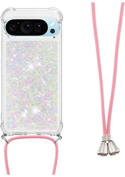Google Pixel 10 Pro Xl Hafif Dört Köşeli Darbeye Dayanıklı Glitter Için Kılıf (Yurt Dışından)