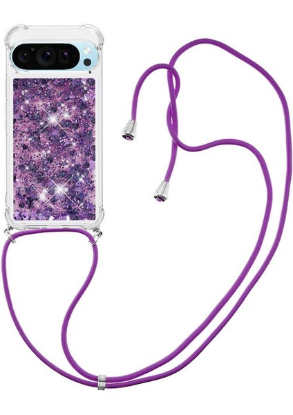 Google Pixel 10 Pro Xl Hafif Dört Köşeli Darbeye Dayanıklı Glitter Için Kılıf (Yurt Dışından)