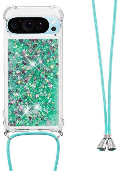 Google Pixel 10 Pro Xl Hafif Dört Köşeli Darbeye Dayanıklı Glitter Için Kılıf (Yurt Dışından)