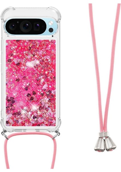 Google Pixel 10 Pro Xl Hafif Dört Köşeli Darbeye Dayanıklı Glitter Için Kılıf (Yurt Dışından)