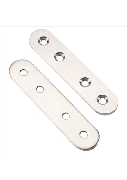 Düz Paslanmaz Çelik Onarım Onarma Sabitleme Plakası Braketleri 2 Adet Destek (Yurt Dışından)