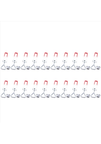 20 Paket Ayarlanabilir Geçiş Mandalı Kelepçesi 4001, 330 Lbs Tutma Kapasitesi, Ağır Hizmet Tipi Hızlı Serbest Bırakma Mandalı Geçiş Geçişi Kelepçe (Yurt Dışından) fiyatları