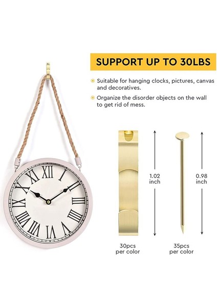 130 Pcs Resim Askıları Kiti - 30LB Çok Amaçlı Resim Asılı Kancalar Kiti Alçıpan Ahşap Duvar Resim Asılı Tırnaklar (Yurt Dışından) modelleri