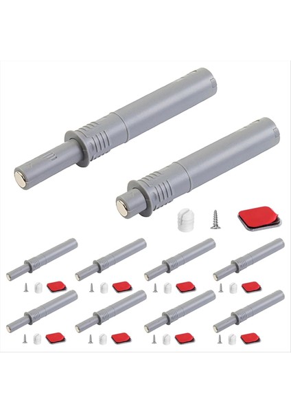 Dolap Donanımını Açmaya Itin 10 Paket Gizli Kapı Dokunmatik Mandallar Için Mandal ve Kilitle Lock ve Push Sürüm Çekmecesini Kısa Süreli Yakala (Yurt Dışından)