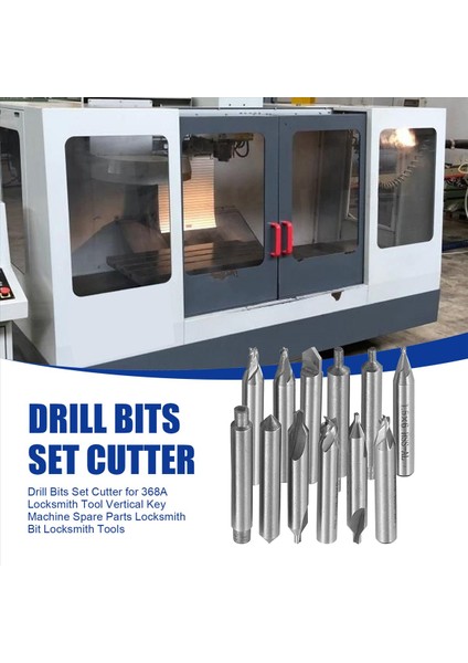 Matkap Bitleri 368A Çilingir Aracı Için Set Kesici Dikey Anahtar Makine Yedek Parçalar Çilingir Bit Çilingir Araçları (Yurt Dışından) fırsatları