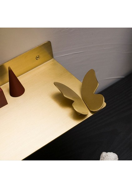 Pirinç Nordic Kelebek Kulpları, Dolap ve Ayakkabı Dolabı Çekmece Kollarının Yumruksuz Montajı (Yurt Dışından) fırsatları