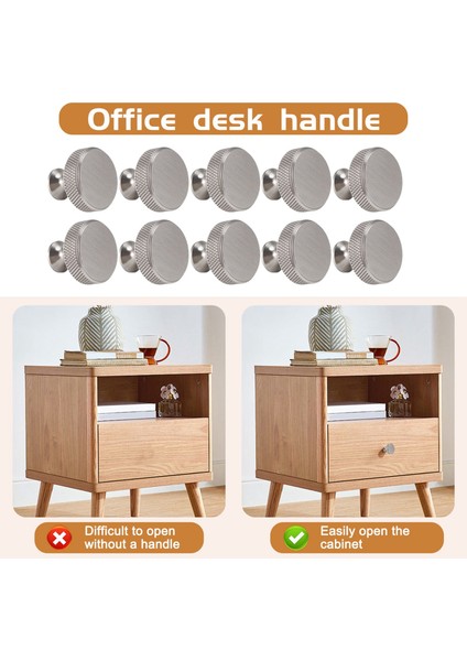 10 Paket Mutfak Dolabı Topuzlar Tramvay Etli Dişliler Kabine Donanım Dresser Çekmeceleri Için Alüminyum Düğmeler Gümüş (Yurt Dışından) indirimleri