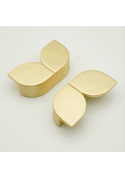2 Paket Fırçalanmış Altın Dolap Çeker Yarım Ay Çiçekler Çekmecesi, Dresser Mutfak Dolap 79MM Için Çinko Alaşım Kulplarını Çeker (Yurt Dışından) modelleri