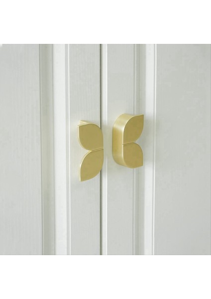 2 Paket Fırçalanmış Altın Dolap Çeker Yarım Ay Çiçekler Çekmecesi, Dresser Mutfak Dolap 79MM Için Çinko Alaşım Kulplarını Çeker (Yurt Dışından) indirimleri