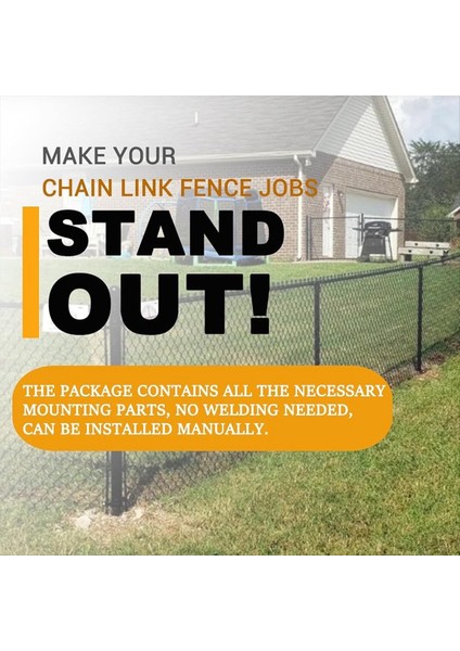 1-3/8in x 1-3/8in Uç Ray T Kelepçesi, Galvanizli Çelik Zincir Bağlantı Çit T Kelepçesi, 1-3/8in Od Boru 4 Paketi Için Uç Ray Kelepçesi (Yurt Dışından) fırsatları