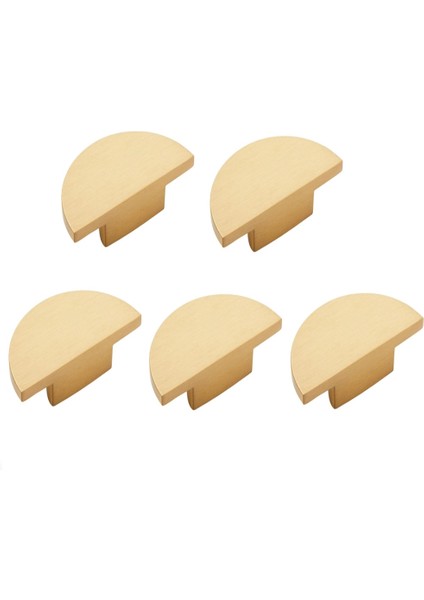 5 Paket Katı Pirinç Dresser Çekmeci Çekmeler, Yarı Direme Mutfak Dolabı Düğmeleri ve Kulpları, Kabine ve Çekmece Için Altın Düğmeleri (Yurt Dışından)