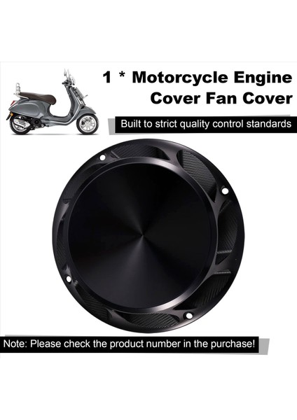 Motosiklet Aksesuarları Motor Kapak Fan Kapak Koruyucu Vespa SPRINT150 Sprint Primavera 150 Siyah (Yurt Dışından) indirimleri