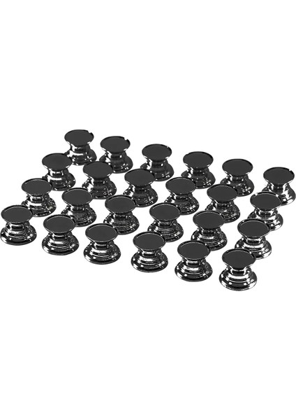 24PCS Dıy Kristal Epoksi Reçine Çekmeci Düğme Taban, Çekmece Tutma Aksesuarları, Dıy Reçine Tutma Alaşım Taban Toplu (Siyah) (Yurt Dışından)