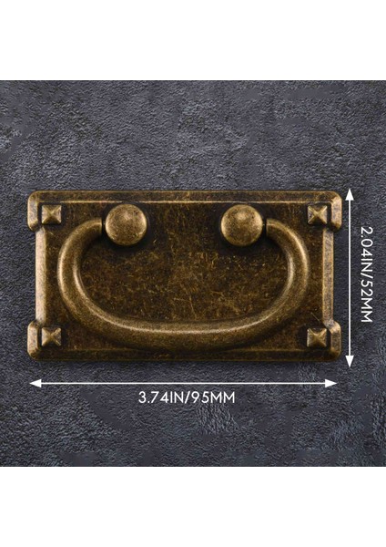 4pcs Vintage Antika Bronz Çekmece Çekme Kulpları, Dolap Kapısı Mobilya Tutucu Dekorasyon (Yurt Dışından) indirimleri