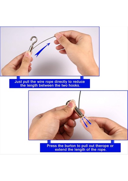 3pcs Kancalı Ayarlanabilir Tel Halatlar, Paslanmaz Çelik Resim Asılı Tel Ağır Hizmet Tipi Resim Tel Ayna Asılı (Yurt Dışından) fırsatları