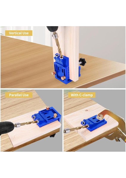 Dıy Ahşap Için Cep Deliği Jig Kiti, 15 ° Açılı Cep Deliği Delme Kılavuzu Kelepçe Seti Için Ayarlanabilir Ahşap Işleme Aracı (Yurt Dışından) fırsatları