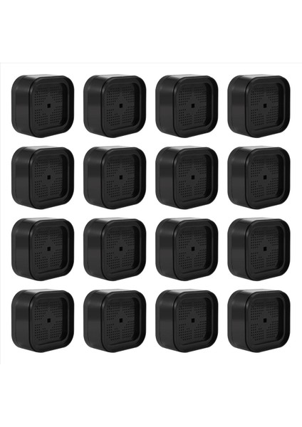 Mobilya Yükselticileri Ayarlanabilir Yatak Yükselticileri 1.38 Inç Istiflenebilir Ağır Hizmet Tipi Yatak Asansörleri Yükselticiler Kare Yatak Yükseltme Blokları 16 Adet (Yurt Dışından)