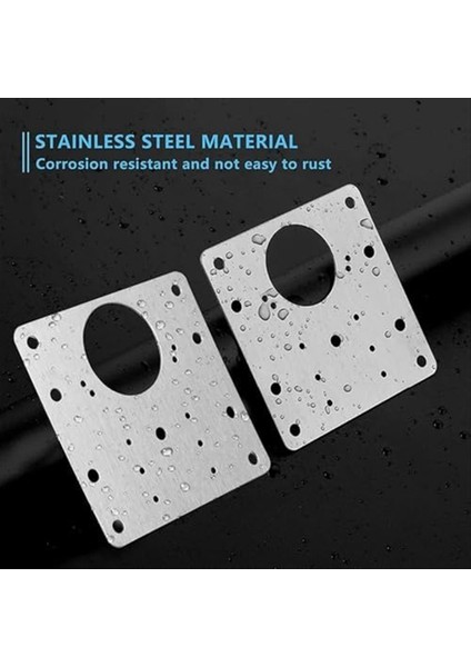 Dolap Menteşe Onarım Plakası Kiti Mutfak Dolap Kapısı Menteşe Montaj Plakası Düzlemeli Düz Sabitleme Brace Braketleri (Yurt Dışından) modelleri