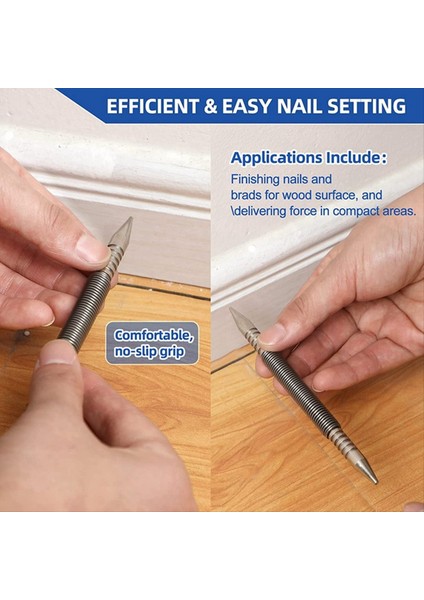 3 Adet Çift Kafa Tırnak Ayarlayıcı ve Menteşe Pimi Yumruk Seti, Çekiçsiz Yay Çivi Yumruk Kapısı Menteşe Pimi Sökücü Aracı 5000 Psi (Yurt Dışından) indirimleri