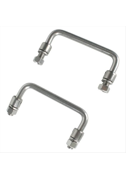 304 Paslanmaz Çelik Katlama Tutucu 90 Derece Katlanır Çekme Sığınağı, Kabin Saplama Araç Kutusu Tutucu, 2 Paket Deliği Merkezi 5.31IN (Yurt Dışından)