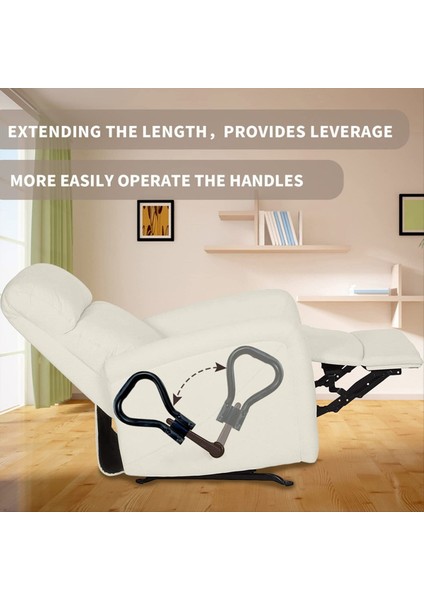 Recliner Tutamağı Genişletici, Tembel Çocuk Için Recliner Kolu Genişletici, Ağır Hizmet Tipi Çelik Büyük Boy Yatan Sandalye El Genişletici (Yurt Dışından) modelleri