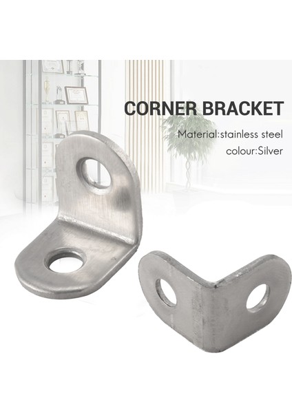 40PCS L 80PCS Vidalı Braket Köşesi, Köşe Parantezi, Ahşap Mobilya Için Açılı Braket Tutturucu Yatak Kuşağı Dolabı (Yurt Dışından) fırsatları