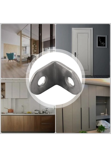 40PCS L 80PCS Vidalı Braket Köşesi, Köşe Parantezi, Ahşap Mobilya Için Açılı Braket Tutturucu Yatak Kuşağı Dolabı (Yurt Dışından) indirimleri