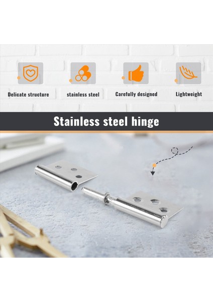 Paslanmaz Çelik 7.6 cm Kapı Menteşe Gümüş Tonlu Donanım (Yurt Dışından) fırsatları