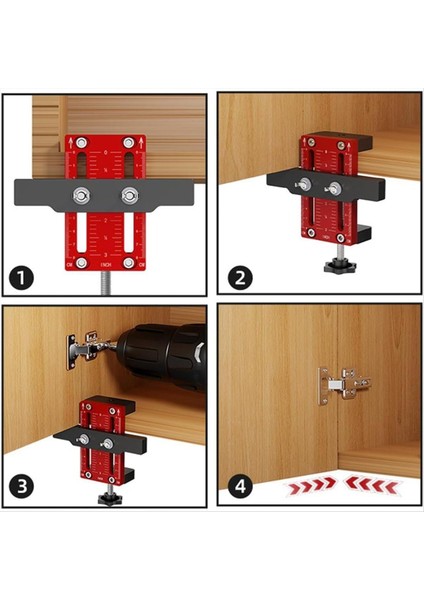 Ayarlanabilir Dolap Kapısı Kurulum Konumlandırıcı, Dolap Kapısı Montaj Jig, Kabine Donanım Jig Aracı Çoğu Kabine (Yurt Dışından) modelleri