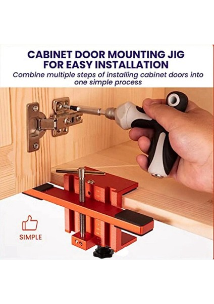 Dolap Kapısı Montaj Fikstürü Entegre Ağır Alet, Yüz Çerçeveli Dolaplar Için Uygundur. (Yurt Dışından) indirimleri