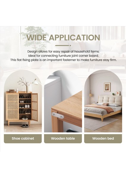 Düz Müfettiş Plakaları Onarma Sabitleme Birleştirme Braketleri 40X15MM 10 Pcs (Yurt Dışından) indirimleri