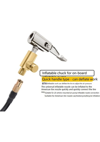 Hava Pompası Nozul Adaptörü Deflasyon Şişirme Valfı Konnektör Kipi Metal Hızlı Dönüşüm Arabası (Yurt Dışından) fiyatları