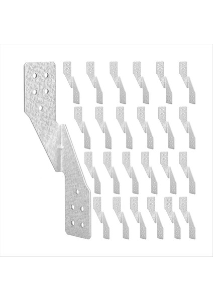 Kasırga Kravat Hick Galvanizli Kasırga Kayışları H2.5A Güçlü Kravat Parantezleri Kafes/kirişler Ahşap Için Bağlar (25PCS) (Yurt Dışından) fiyatları