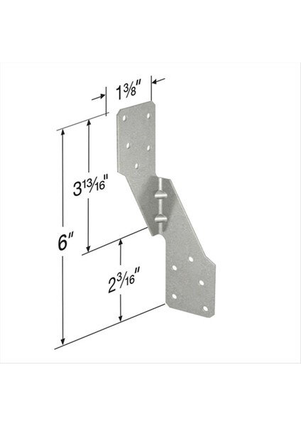Kasırga Kravat Hick Galvanizli Kasırga Kayışları H2.5A Güçlü Kravat Parantezleri Kafes/kirişler Ahşap Için Bağlar (25PCS) (Yurt Dışından) fırsatları