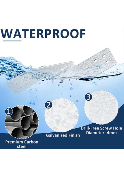 Kasırga Kravat Hick Galvanizli Kasırga Kayışları H2.5A Güçlü Kravat Parantezleri Kafes/kirişler Ahşap Için Bağlar (25PCS) (Yurt Dışından) indirimleri