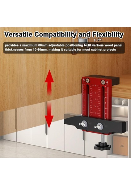 Ayarlanabilir Dolap Kapısı Kurulum Konumlandırıcı, Dolap Kapısı Montaj Jig, Kabine Donanım Jig Aracı Çoğu Kabine (Yurt Dışından) indirimleri